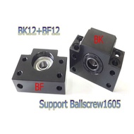 ตัวยึดหัวท้าย บอลสกรู BK12/BF12 สำหรับยึดBallscrew-SFU16-support BK12/BF12 Ballscrew Support SFU16