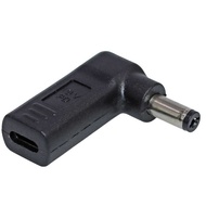 PD Adapter Type-C to 5.5x2.1mm Gallium Nitride Fast Charge Connector 19V Charger Adapter 90W