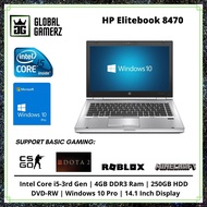 HP Elitebook 8470p Laptop / 14 inch Display / WiFi / Webcam / Intel Core i5 / Windows 10 Refurbished