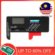 BT-168D Digital Battery Tester Volt Checker 9V 1.5V Button Cell Rechargeable AAA AA C D Universal Ba