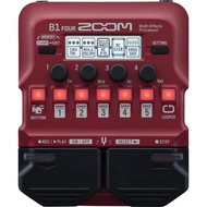 ZOOM Zoom B1 FOUR Bass Multi-effector Red 9 types of amplifierscabinet models Up to 5 effects can be