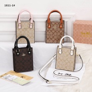 Tas selempang Hp fit Bags Pouch Top Handle mini Coach Tabby