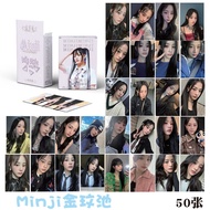 50 pcs/set Minji NewJeans  laser LOMO cards