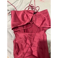 Long Satin Dress fabrique co