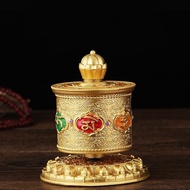 KINH LUÂN XOAY TAY - BÁNH XE LỤC TỰ OM MANI ĐỂ BÀN ĐỂ XE MANG BÌNH AN VÀ MAY MẮN