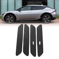 fashionliving-MY tomvorks Side Door Handle Cover  Car Exterior Trim Sticker Carbon Fiber Style Fit f