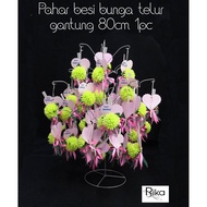 Pahar besi bunga telur gantung 80cm 1pc (terima 50pc bunga telur gantung)