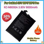 High Quality Battery KC-N8000A 3.85V 8000mAh For Oukitel S73  WP5  WP5 Pro Replacement Mobile Phone 