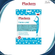Plackers Twin Line Dental Floss 75PCS