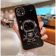 Oppo A16K phone case Astronaut Pattern Phone Case with Stand for OPPO A16k