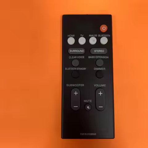 FSR66 ZJ78750 Remote Control For YAMAHA Soundbar FSR50 FSR64 FSR78 YAS-106 YAS-108 YAS-207 YAS-93 AT