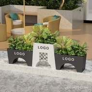 Flower Bed Flower Stand Flower Box Stainless Steel Sales Department Metal Set Combination Fence Tree