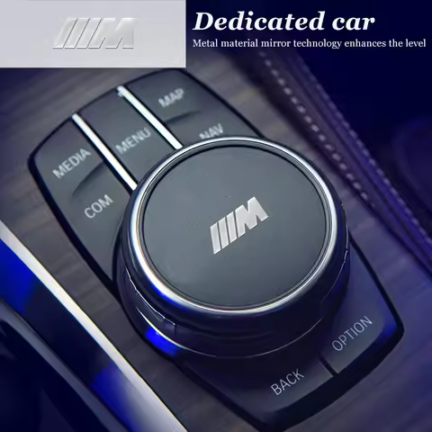 4pcs Car Decals Emblem 3D Metal Anywhere Waterproof Sticker For BMW E70 E91 E30 G30 E53 M3 M5 X6 X4 