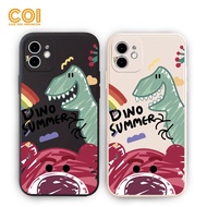 HP IQOO,IQOO Z7,IQOO Z7X,IQOO Z9,IQOO Z9X 5G "DINO SUMMER" Protective Softcase Latest Cute Anime Mot