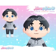 Chibi Vtuber Live2D Character Improve Your Streaming, Streaming with Live2D, Ready to use Vtuber mod