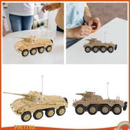 [PrettyiaSG] Simulation 1/72 German Tank Model Collection Vehicle Model Armored Truck Model Toy for Kids Teens Adults