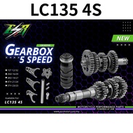 ESR MOTOR GEARBOX 5 SPEED FOR LC4s LC135 4S AUTO GEAR BOX SET ESR LC135 4 speed to 5 speed LC V1 - V