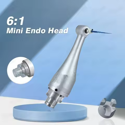 6:1 Endomotor Head Super Mini Contra Angle Head Endo Motor Head for Endodontic Treatment Compatible 