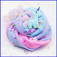 SQ4 100ml Cute Unicorn Slime Fluffy Floam Kids Modeling Clay Toys Cotton Plasticine Gifts QS4