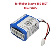iRobot 7.2V 2500mAh NI-MH Battery for iRobot Roomba Braava 380 380T Mint 5200c Ni-MH Rechargeable ba