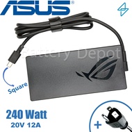 Asus Adapter ของแท้ 240W 20V/12A หัว Jack Square Tip สายชาร์จ Asus อะแดปเตอร์ เอซุส