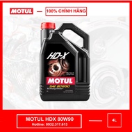 80W90 Motul HDX manual transmission oil 4L bottle