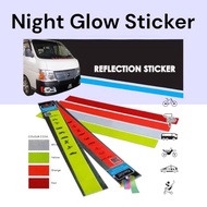 Night Glow Sticker / Reflection Sticker (1pc)