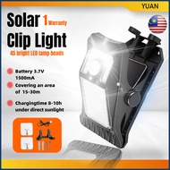 🚀StarYard Solar Lampu Solar light Outdoor Clip Light Portable waterproof LED 太陽能燈戶外 led outdoor ligh