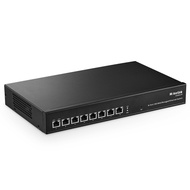 MokerLink 8 Port 10 Gigabit Managed Ethernet Switch, Support 10G/5G/2.5G/1000M/100M Auto-Negotiation