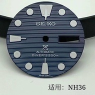 Watch Configuration~Substitute Abalone NH36 Dial Super C3 Strong Luminous Dial 007/009 Samurai NH36 