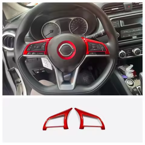 For Nissan X-Trial Rogue Juke Altima Sentra Kicks Leaf Versa Dayz Car Steering Wheel Button Frame 3d