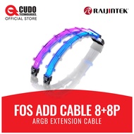 Raijintek FOS ADD CABLE - 8+8P Graphics Card 8pin RGB Extension CABLE 5v ARGB