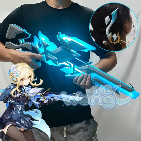 Game Traveler Cosplay Prop Shatanaya's Frostsilver Hand Prop Aether Lumine Cos Shatanaya's Azure Sil