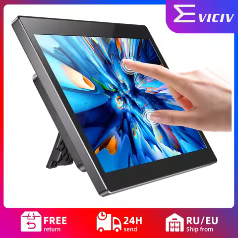 EVICIV UPi B7 Raspberry Pi Case with Touchscreen 10 inches Portable Monitor 1920*1200 LCD Display fo