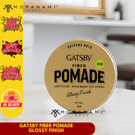 GATSBY Fiber Pomade Water Base Extreme Hold Pomade Minyak Rambut Pria 80 gram