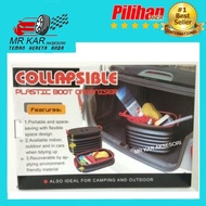 (18L,37L,60L) Car Boot Organiser Foldable Container Collapsible Storage Box