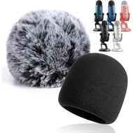 Windscreen Muff and Foam for Blue Yeti, Blue Yeti Pro USB Condenser Microphone, Indoor Outdoor Micro