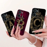 For Motorola Moto G05 Case MotoE15 Luxury Crown Letters Cover Soft TPU Matte Phone Case For Motorola