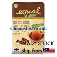 Equal Stevia sticks no calorie sweetener 100's