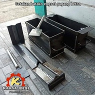 Cetakan batako 30x15x10.engsel.gagang beton