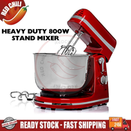 REDCHILI Heavy Duty 800W Stand Mixer Kitchen Blender Dough with Rotating Bowl Food Mixers Cake Mixer Machine Baking Mixer