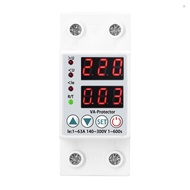 Dual Display Adjustable Voltage Protector Intelligent Over-voltage Under-voltage Over-current Protec