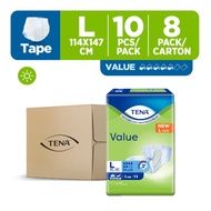 TENA Value Adult Diapers - M 12s X 8