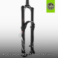 Fork Sepeda Rockshox Pike 27.5 Travel 160 Ta15X100 Enduro Estus Cycles
