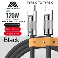 120W 6A Super Fast Charge Type-C Liquid ซิลิโคนสาย USB C สายชาร์จเร็ว PD 120W USB Type C to USB C Charging Cable สำหรับ MacBook Huawei Matebook Samsung S22+/Note 20/S10 Xiaomi 10 8 OPPO VIVO BY BOSSSTORE