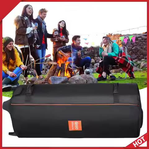 Oxford Cloth Storage Bags with Handle Travel Carrying Bags Foldable Protection Speaker Storage Acces