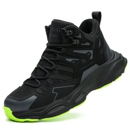 ความปลอดภัยรองเท้าผู้ชายใหม่ใหม่ Steel Toe ผู้ชายรองเท้าทํางานหลักฐานการเจาะทํางานรองเท้าผ้าใบชายป้อ