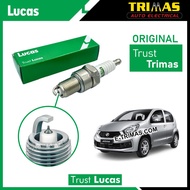 TRIMAS Perodua Myvi 2nd Gen 1.3 K3-VE 2007-2015 Original Lucas Iridium Spark Plug (4 PCS)
