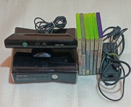 XBOX 360 S主機 250GB硬碟容量 + 體感器 + 一堆遊戲， kinect大冒險