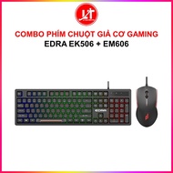 EDRA EK506 + EM606 GAMING MECHANICAL KEYBOARD AND MOUSE COMBO (BLACK)